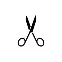 scissor icon design template elegant style vector