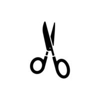 scissor icon design template elegant style vector