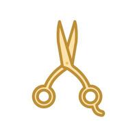 scissor icon design template elegant style vector