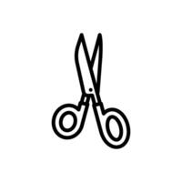 scissor icon design template elegant style vector
