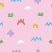Cute abstract Seamless pattern. Perfect for fabric, textile, paper, wallpaper, wrapping or greeting card vector