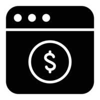 Simple Online Donation icon. The icon can be used for websites, print templates, presentation templates, illustrations, etc vector