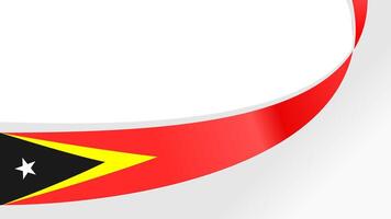 wavy timor leste background with copy space for text. timor leste national day vector