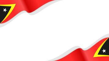 wavy timor leste background with copy space for text. timor leste national day vector