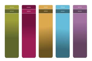 Set of colorful modern gradient backgrounds for graphic design, covers, calendar, web design, wallpaper Pro and Pro SVG vector
