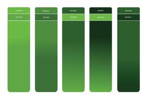 Set of colorful modern gradient green backgrounds for graphic design, covers, calendar, web design, wallpaper Pro and Pro SVG vector