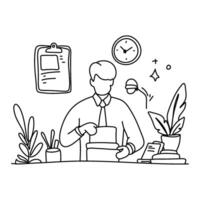 Explore our collection of Employee Assistance flat illustrations, perfect for enhancing workplace training materials and presentations vector