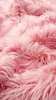 Close-up view of a pink fluffy texture photo