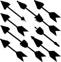 arrows set isolated on white background for graphic design element vector