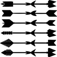 arrows set isolated on white background for graphic design element vector