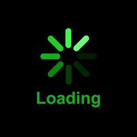 Loading icon design illustration vector