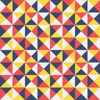 geometric triangle seamless pattern, collection of colorful triangles vector