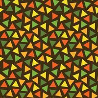 triangle shape seamless pattern, a collection of colorful triangles, suitable for autumn design needs vector