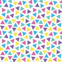 triangle shape seamless pattern, a collection of colorful triangles vector