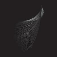 a black background with a white line that says spiral . vector