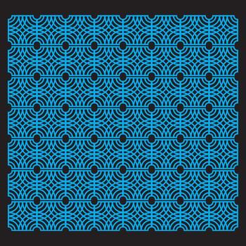 a blue and black background with a pattern of lines and a blue and black background. vector