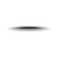 Realistic shadow set with round shapes. black shade effect. Isolated object. Flat illustration on white background. vector