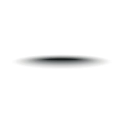 Realistic shadow set with round shapes. black shade effect. Isolated object. Flat illustration on white background.
