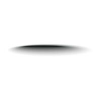 Realistic shadow set with round shapes. black shade effect. Isolated object. Flat illustration on white background. vector