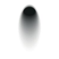Realistic shadow set with round shapes. black shade effect. Isolated object. Flat illustration on white background. vector