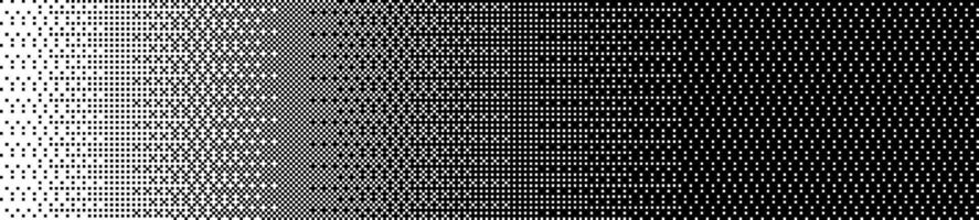 Noise and grain pattern with gradient and gradation. Stipple and spray background with halftone effect. White pixel texture. Flat illustration isolated vector