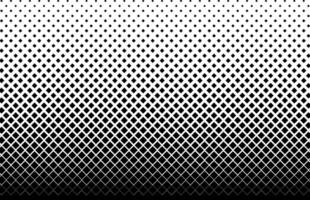 Geometric black color diamond shape halftone pattern vector