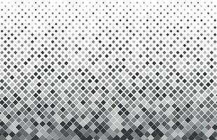 Geometric black and gray diamond shape halftone pattern vector