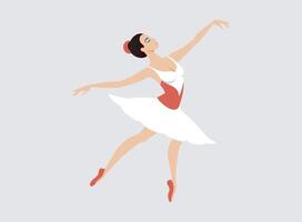 American beautiful ballerina dancing design. vector