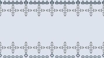 seamless pattern geometric ethnic design vector