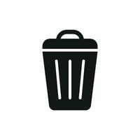 Garbage can icon design templates simple and modern vector