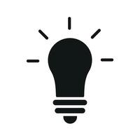 Light bulb icon design templates simple and modern vector