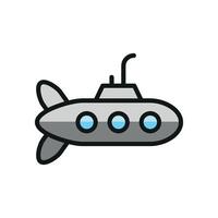 Submarine icon design templates simple and modern vector