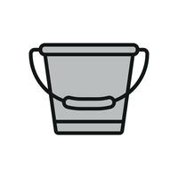 Bucket icon design templates simple and modern vector