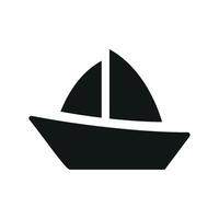 Sail boat icon design templates simple and modern vector