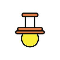 Chandeliers icon design templates simple and modern vector