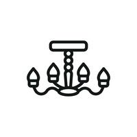 Chandeliers icon design templates simple and modern vector