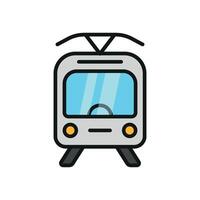 Tram icon design templates simple and modern vector