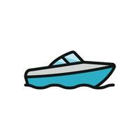 Speed boat icon design templates simple and modern vector