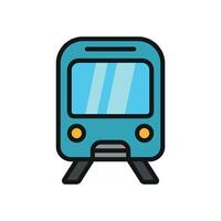 Subway train icon design templates simple and modern vector