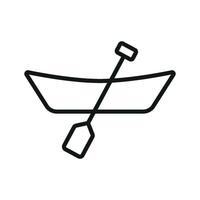 Canoe icon design templates simple and modern vector