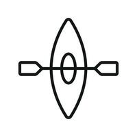 Canoe icon design templates simple and modern vector