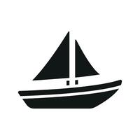 Sail boat icon design templates simple and modern vector