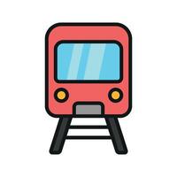 Subway train icon design templates simple and modern vector