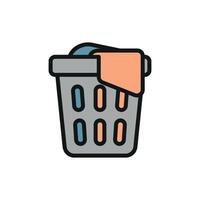 Laundry basket icon design templates simple and modern vector