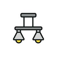 Chandeliers icon design templates simple and modern vector