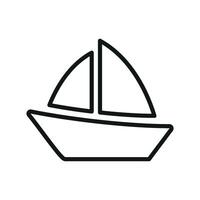 Sail boat icon design templates simple and modern vector