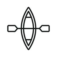 Canoe icon design templates simple and modern vector