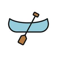 Canoe icon design templates simple and modern vector