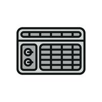 Air conditioner icon design templates simple and modern vector