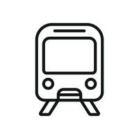 Subway train icon design templates simple and modern vector
